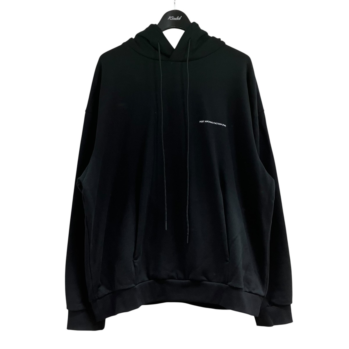 【中古】POST ARCHIVE FACTION (PAF) ティーシャツパーカー 黒いこと 大きさ：L 【200526】（郵便うけ アーカイブ ファクション）