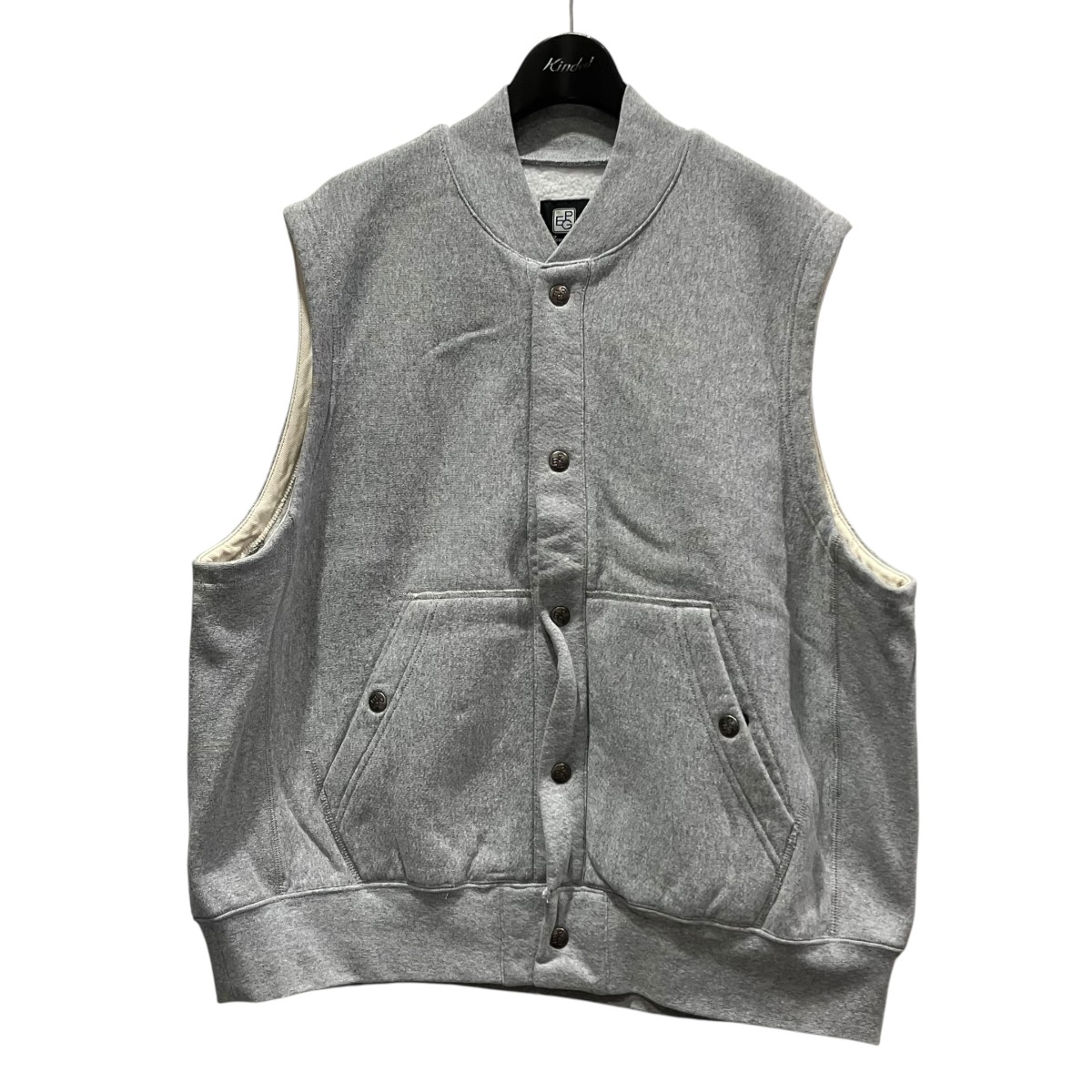 【中古】PEG 24AW スウェットベスト 薄墨色 大きさ：S 【200526】（ペグ）