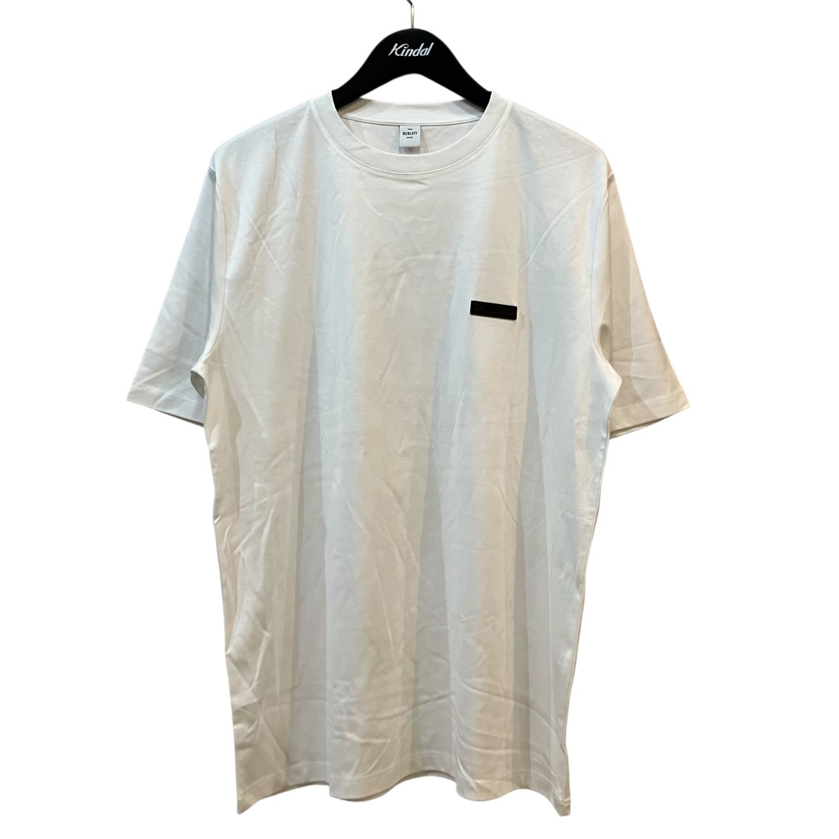 【中古】Berluti なめし革ため桶ティーシャツ R26JRS93JAEK 白いこと 大いさ：L 【210526】（ベルルッティ）