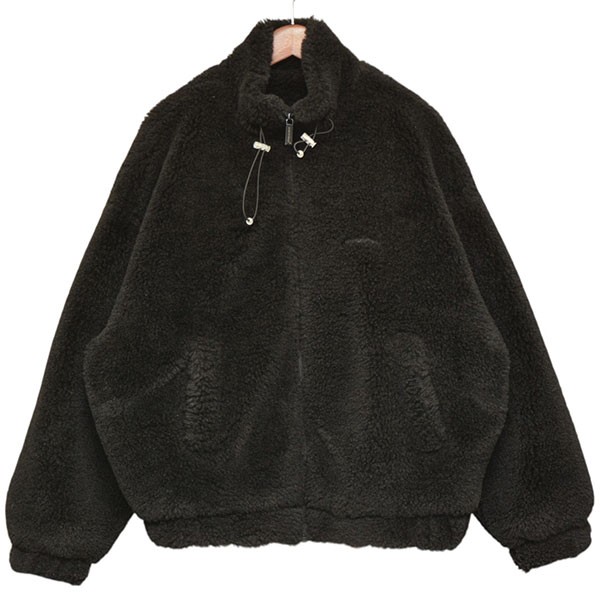【中古】MASONPRINCE オーバーサイズスタンドカラーフリースブルゾン ボアフリースジャケット 黒いこと 大きさ：ONE SIZE 【200526】（メイソンプリンス）