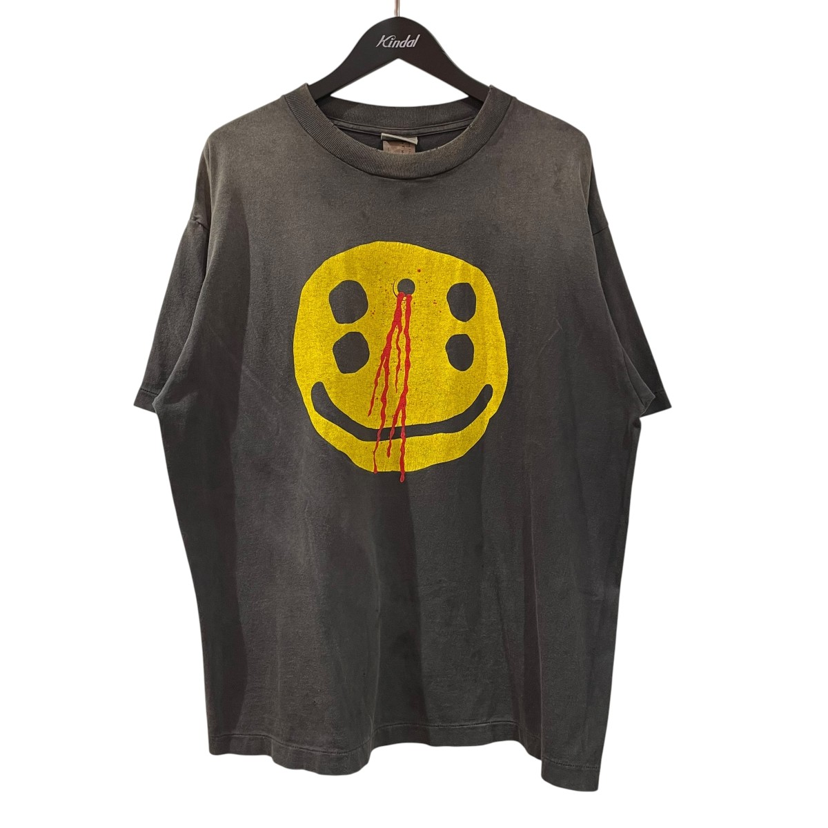 【中古】SAINT MICHAEL CP SS TEE 半袖プルオーバー sm ys1 0000 c01 薄墨色 大きさ：L 【200526】（仙マイケル）