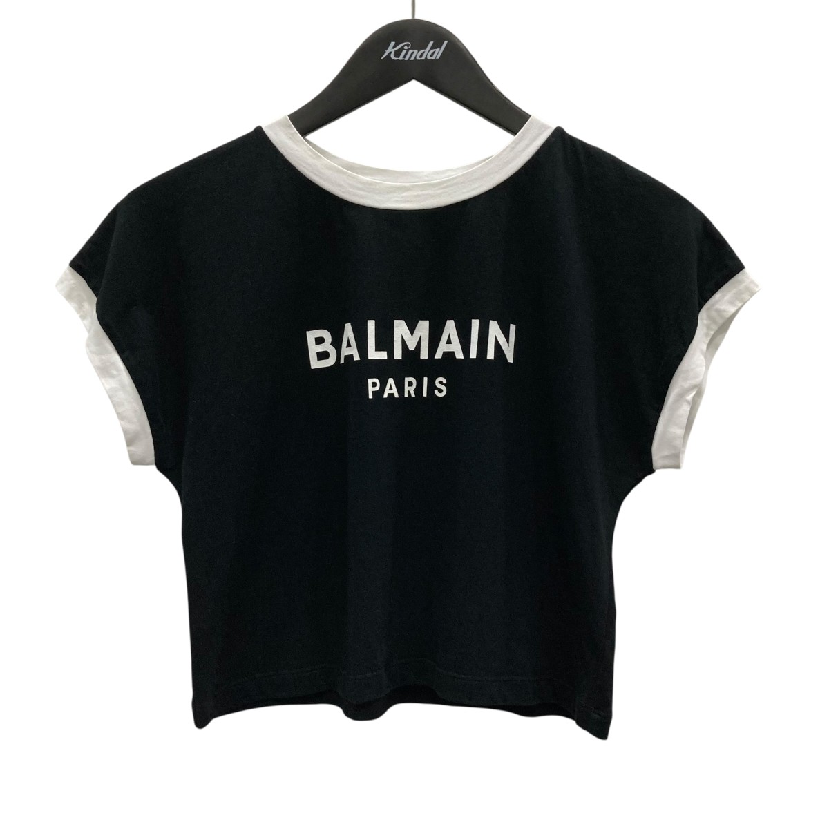 【中古】BALMAIN 半袖カットソー 6P8071 黒いこと 大きさ：12A(キッズ) 【210526】（バルマン）
