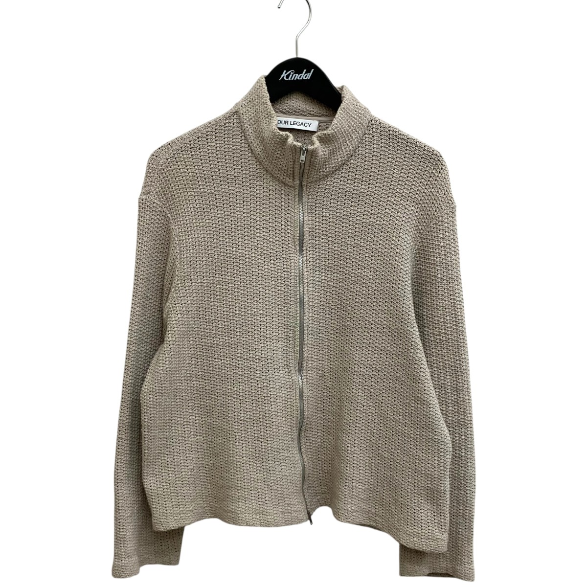 【中古】OUR LEGACY SHRUNKEN FULLZIP POLO 薄っぺらジレー M2246SM ベージュ 大きさ：44 【210526】（アワーレガシー）