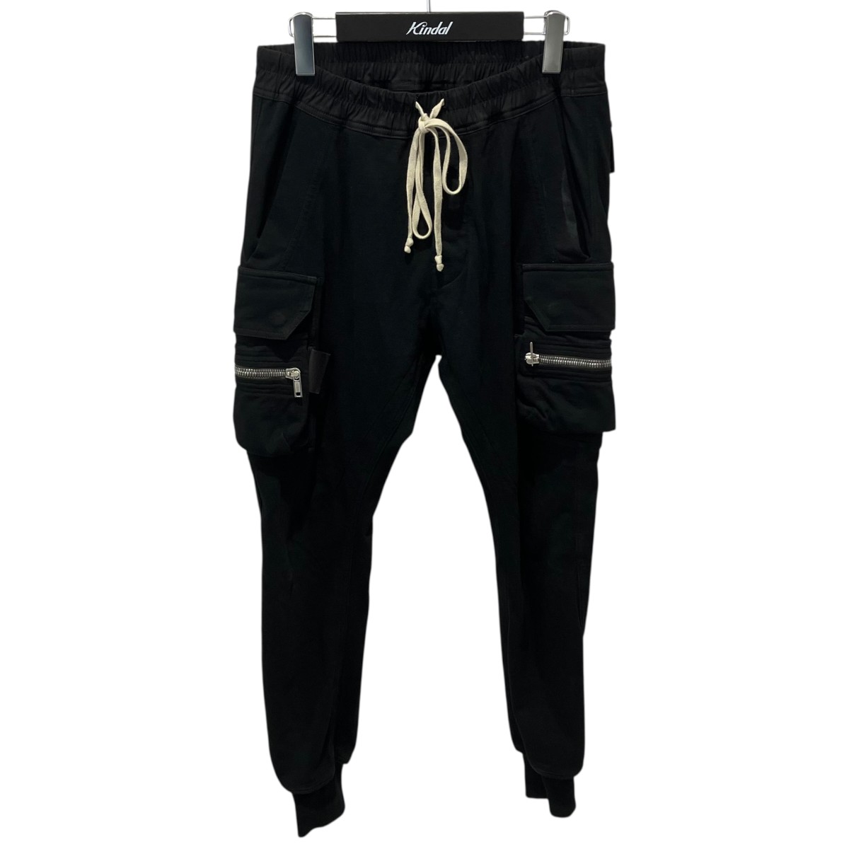 【中古】RICK OWENS MASTODON CARGO カーゴパンツ RU02B2396-BA 黒いこと 大きさ：50 【210526】（リックオウエンス）