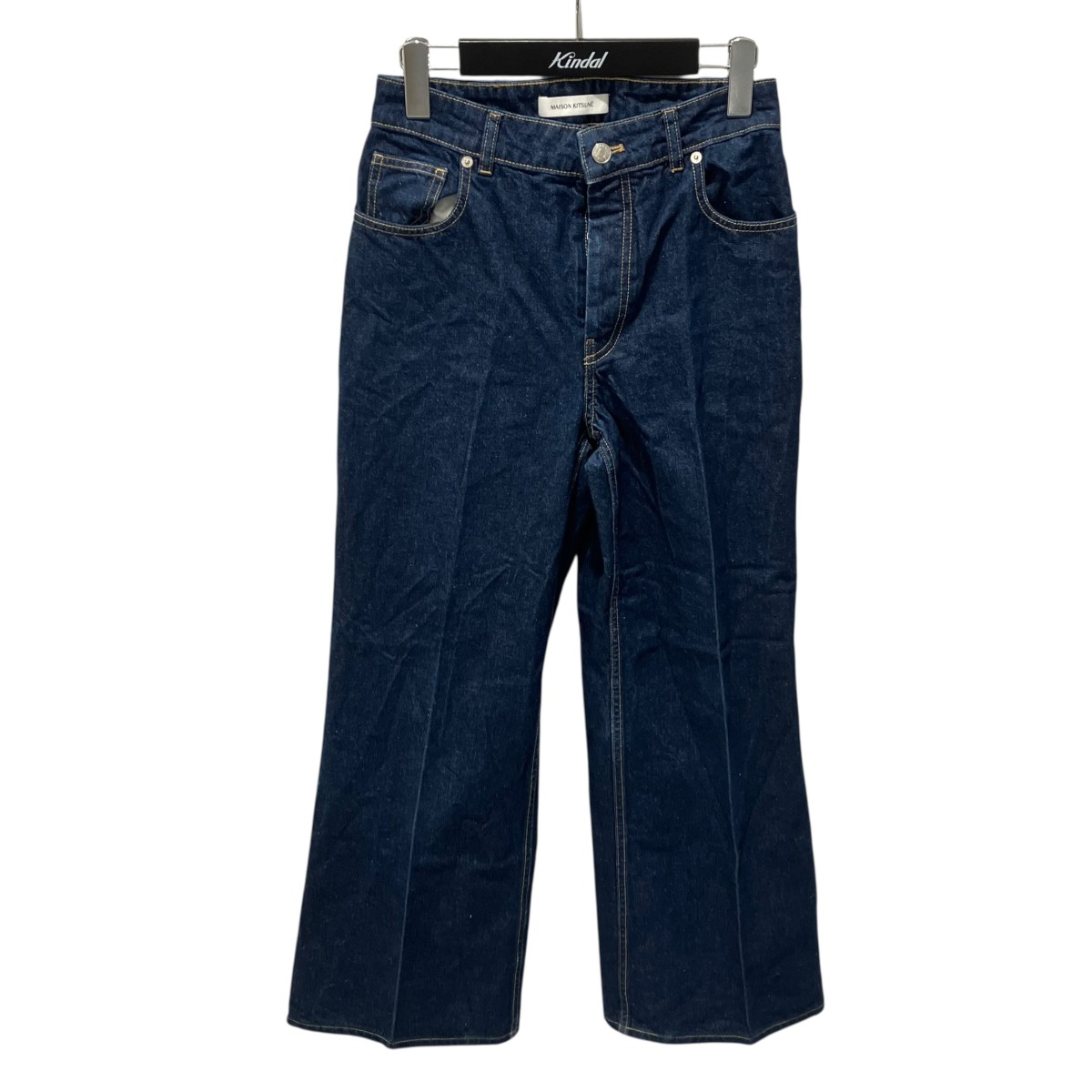 【中古】MAISON KITSUNE ジーンズズボン下 LW01108WW0081 インディゴ 大きさ：25 【210526】（メゾンキツネ）