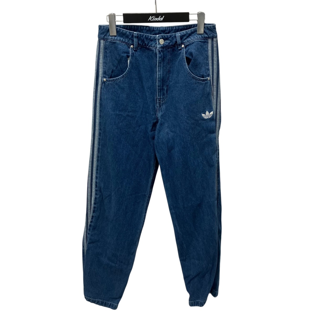 【中古】adidas　アディカラー デニム ファイヤーバードパンツ デニムパンツ JC6234 インディゴ サイズ：30 【210526】（アディダス）｜ブランド古着のカインドオル