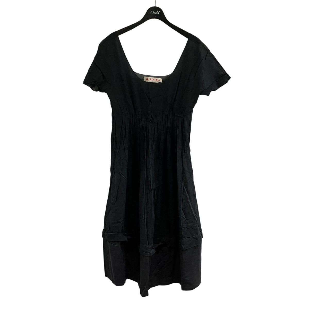 【中古】MARNI 半袖衣装 黒いこと 大きさ：42 【210526】（マルニ）