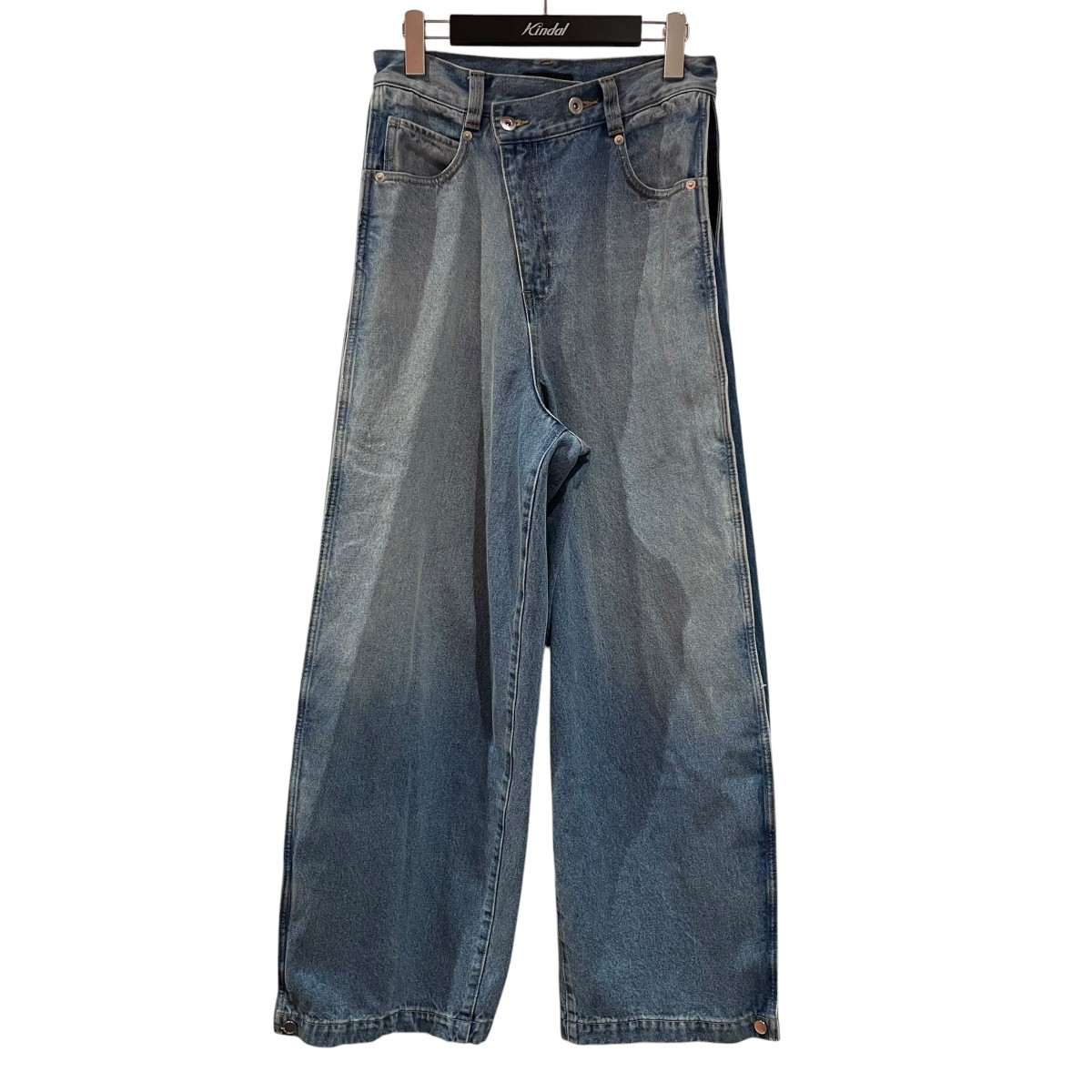 【中古】MAISON SPECIAL Side-Tuck Cocoon Denim Pant ジーンズズボン下 21261465801 インディゴ 大きさ：38 【210526】（メゾンスペシャル）