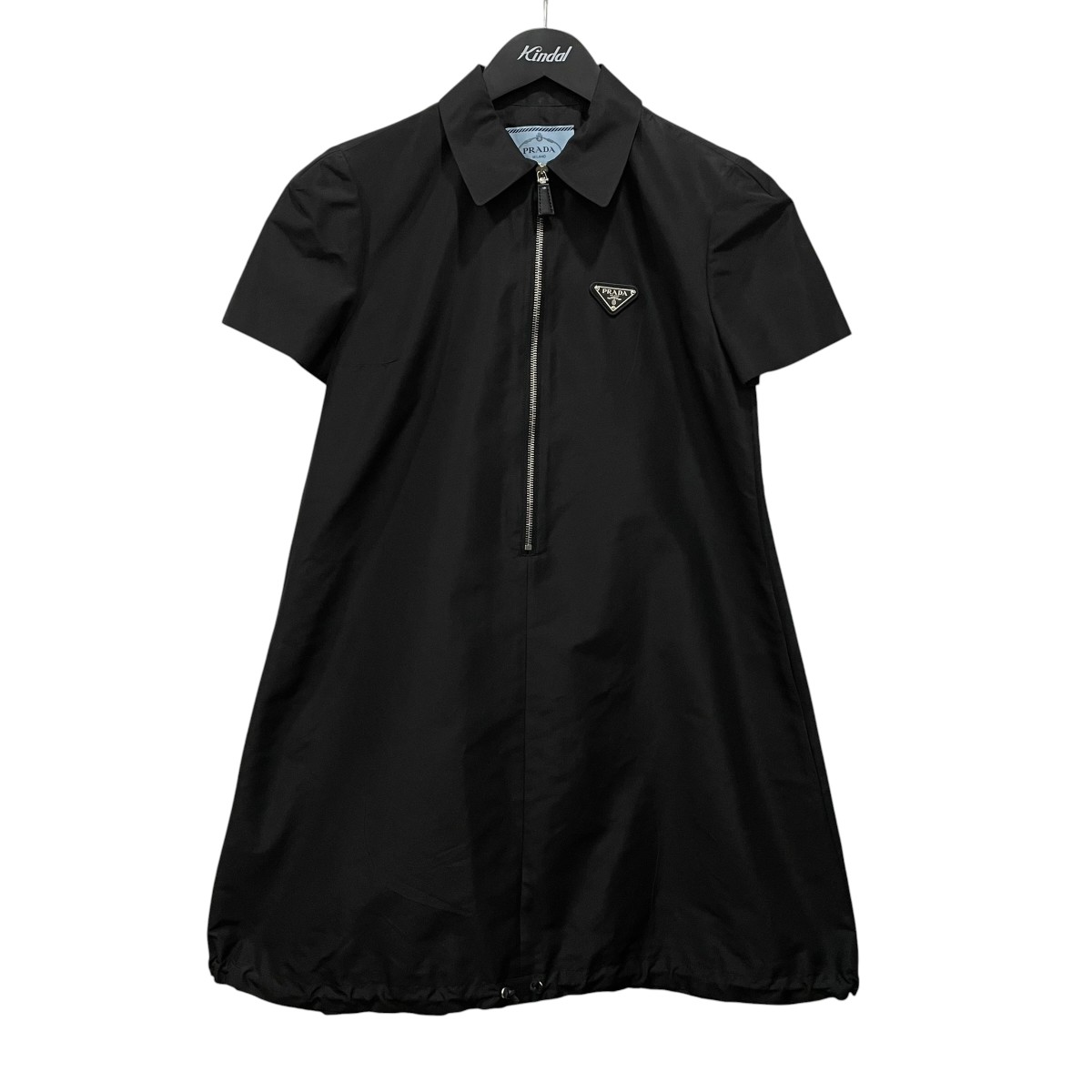 【中古】PRADA 半袖衣装 P3L64 黒いこと 大きさ：36 【220526】（プラダ）