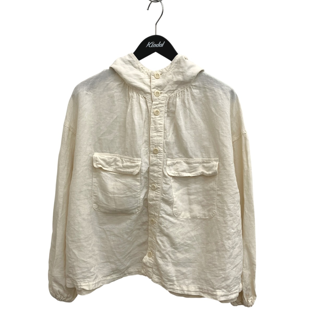 【中古】nest Robe 23SS パーカー 01232-1348 象牙色 大きさ：Free 【220526】（ネスト衣裳）