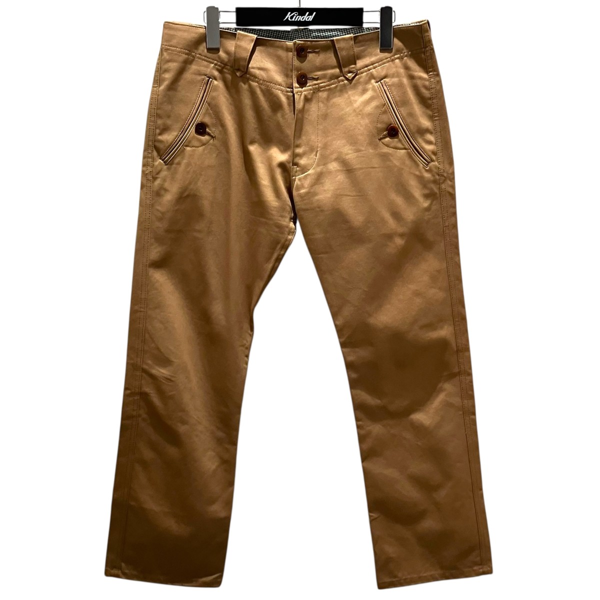 【中古】CDG JUNYA WATANABE MAN チノ食麺麭 WH-P013 ベージュ 大きさ：S 【220526】（ジュンヤワタナベコムデギャルソンマン）