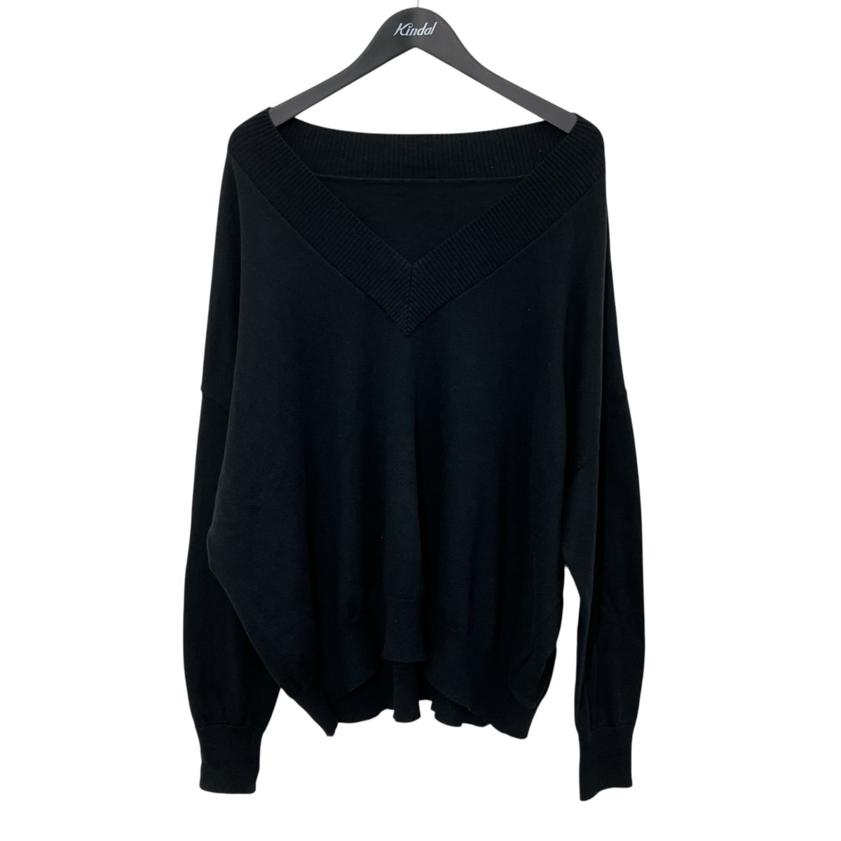 【中古】JOURNAL STANDARD LUXE　25AW C Caテンジク Vネックプルオーバーニット 25-080-440-0050-3-0 ブラック サイズ：Free 【220526】（ジャーナルスタンダードラックス）｜ブランド古着のカインドオル
