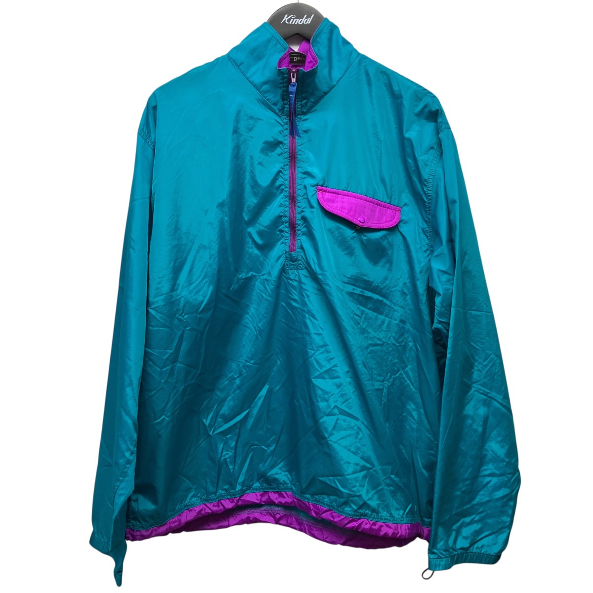 【中古】L．L．Bean パーカパーカー 青緑色×パープル 大きさ：M 【220526】（エルエルビーン）