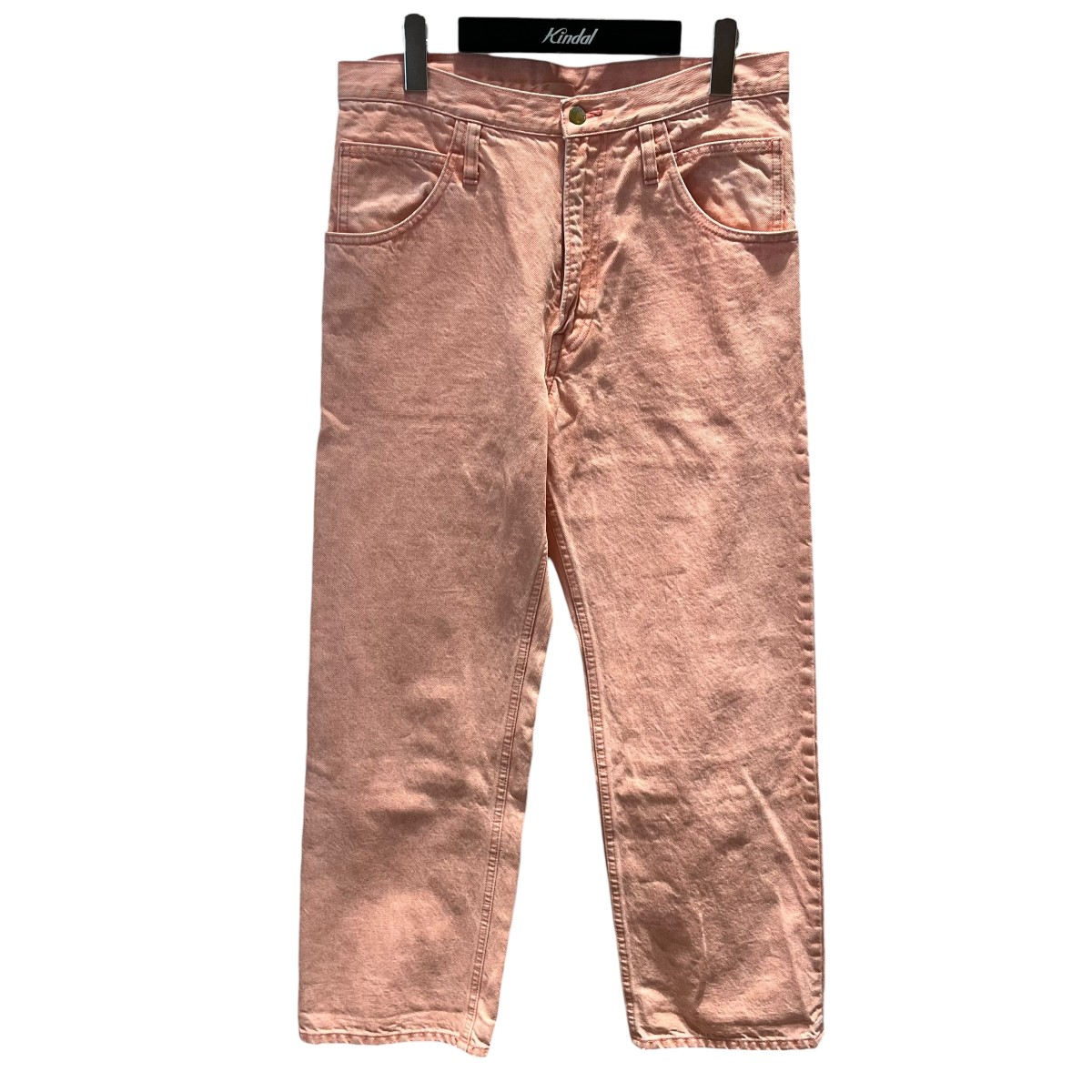 【中古】URU COTTN DENIM (VINTAGE - 6 POCKET PANTS TYPE B 色合いズボン下 22SCD02B サクラ色 大きさ：2 【220526】（ウル）
