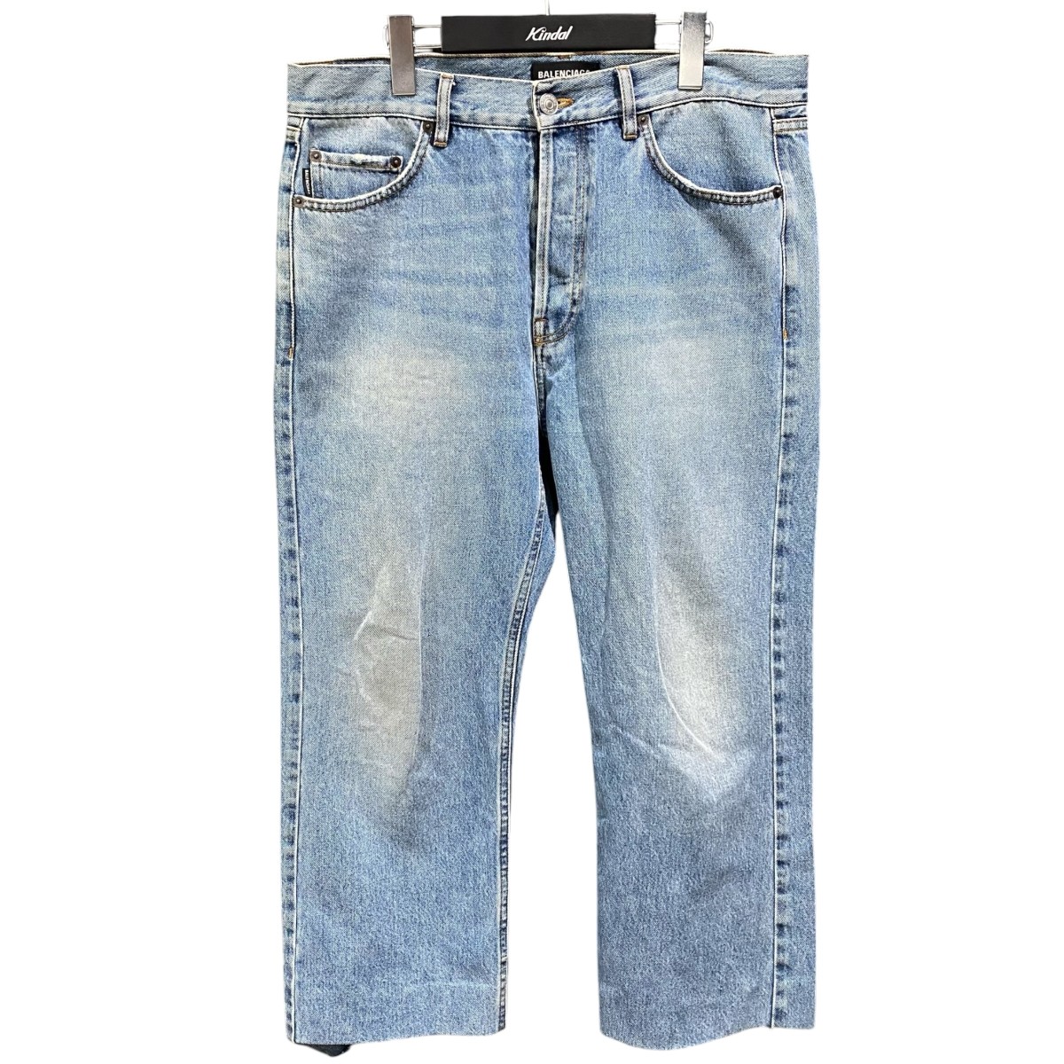 【中古】BALENCIAGA ジーンズズボン下 594609 TDW14 インディゴ 大いさ：33 【220526】（バレンシアガ）