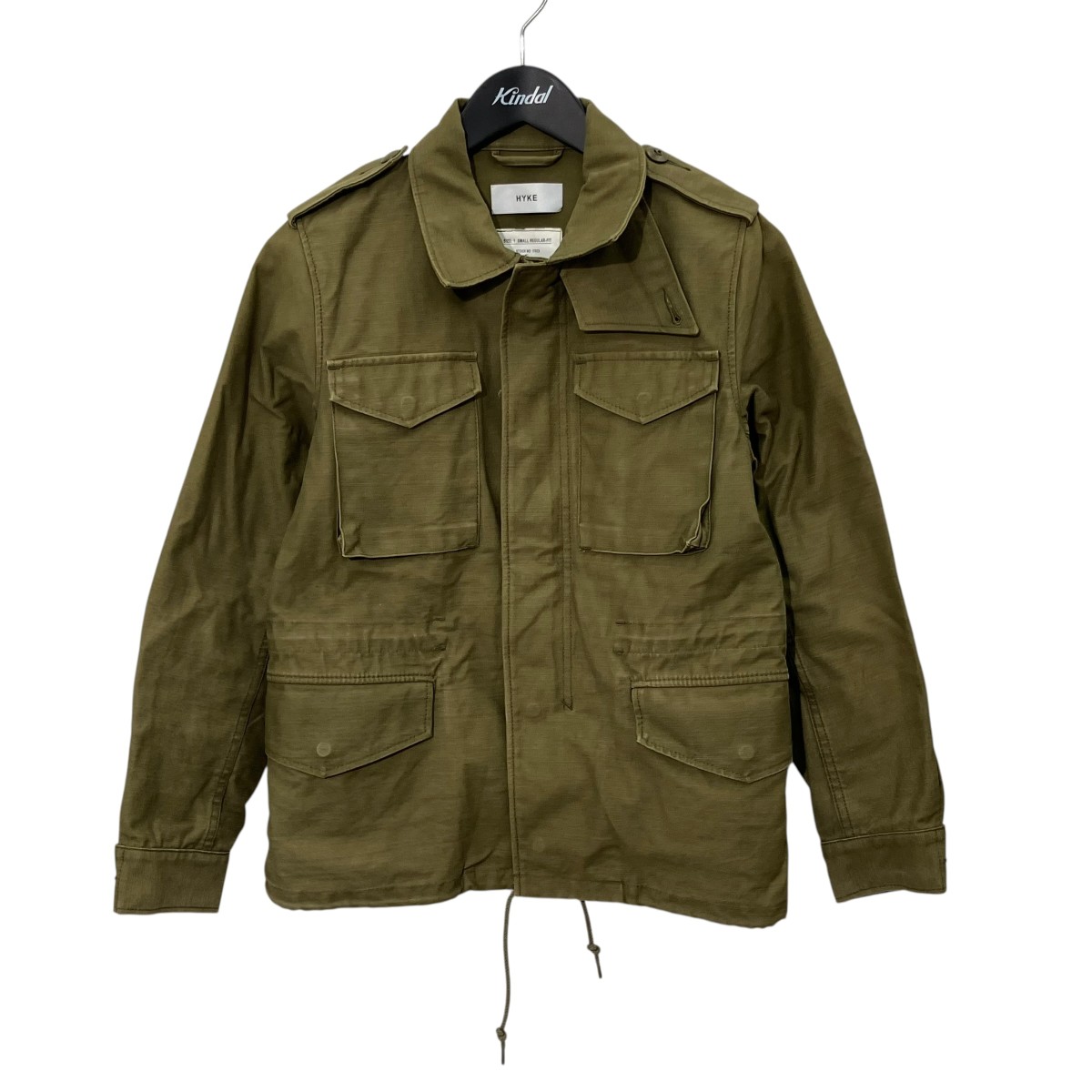 【中古】HYKE M-51 TYPE FIELD JACKET ミリタリー上衣 172-17023 オリーブ 大きさ：1 【220526】（山歩き）