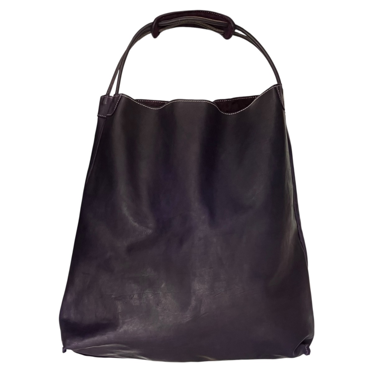 【中古】GUIDI SOFT HORSE REVERSE BAG トートバッグ パープル 【230526】（グイディ）