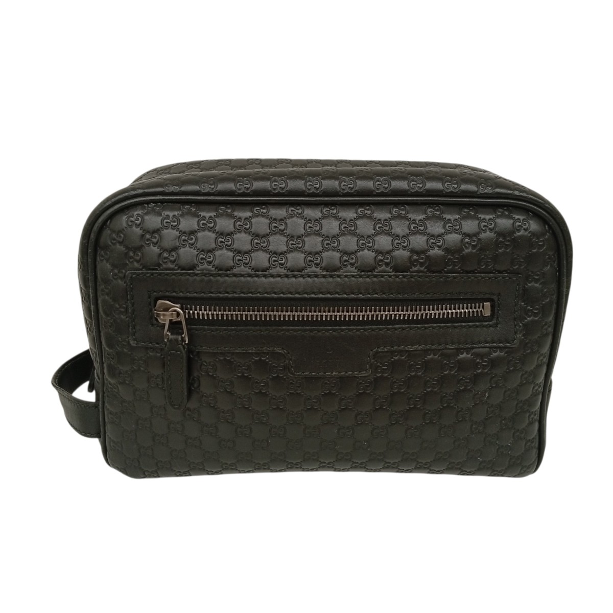 【中古】GUCCI マイクロ グッチシマ 二番め御徒面子 419775 黒いこと 【230526】（グッチ）