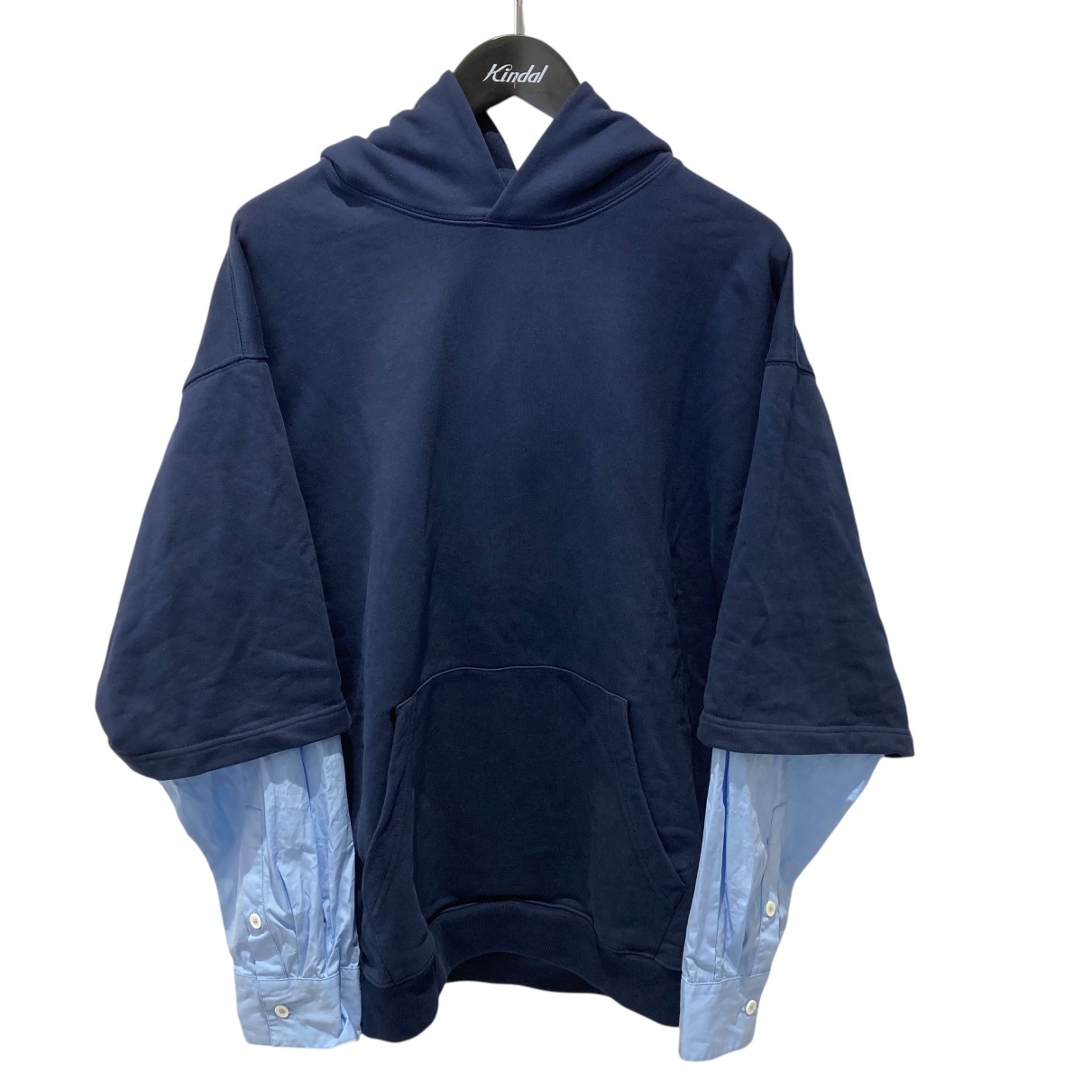 【中古】MARNI 24SS 花の冠yd ティーシャツパーカー FUMU0110Q6 米国海軍 大きさ：48 【230526】（マルニ）