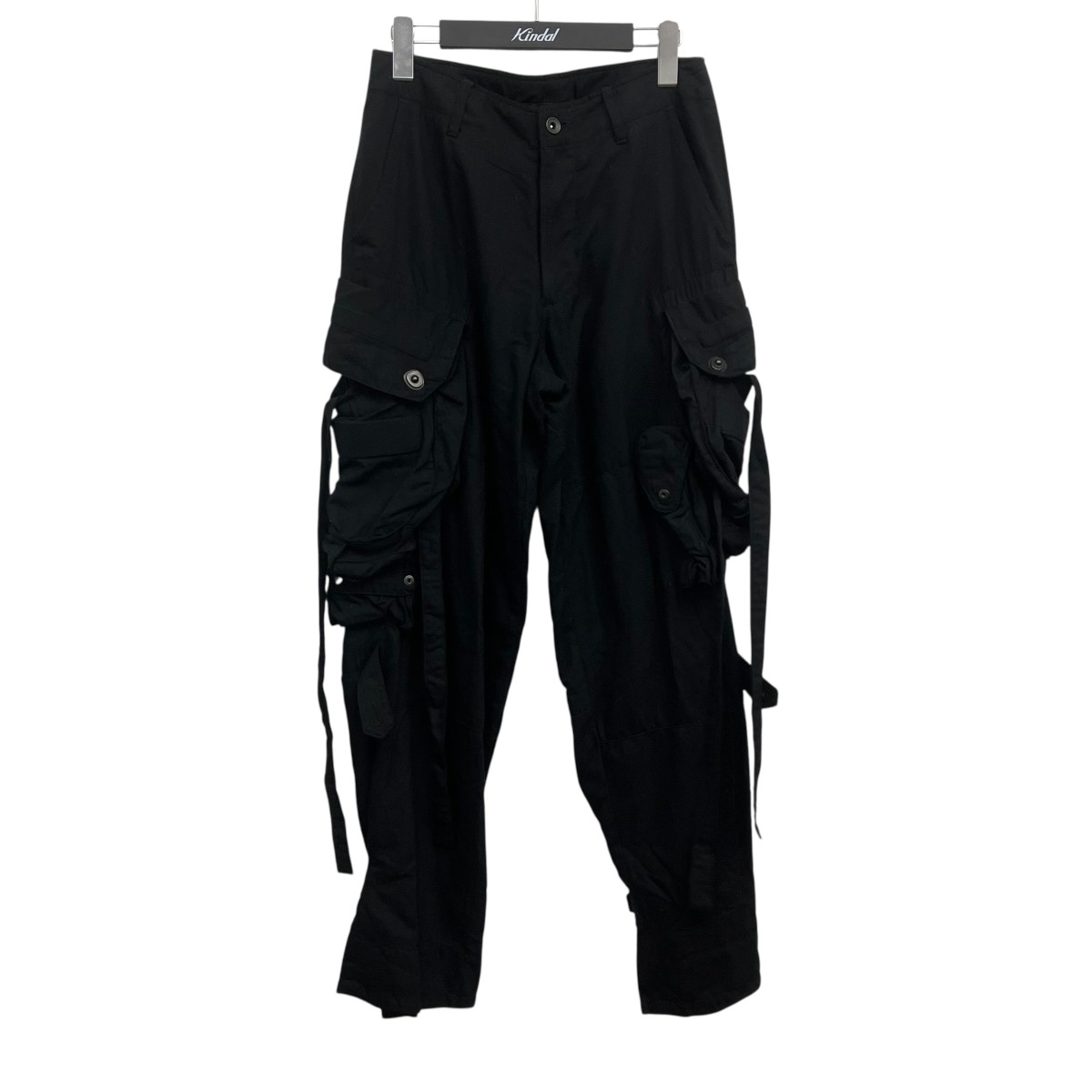 【中古】JULIUS カーゴパンツ 黒いこと 大きさ：1 【230526】（ユリウス）