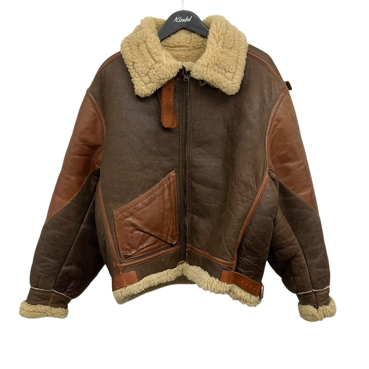 【中古】VANSON　フライトジャケット ブラウン サイズ：40 【230526】（バンソン）｜ブランド古着のカインドオル