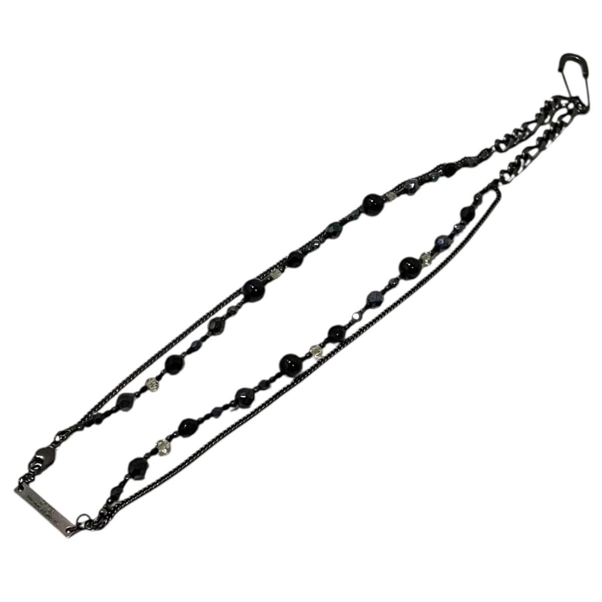 【中古】s’yte yohji yamamoto 頸飾り 黒いこと 【230526】（サイトヨウジヤマモト）