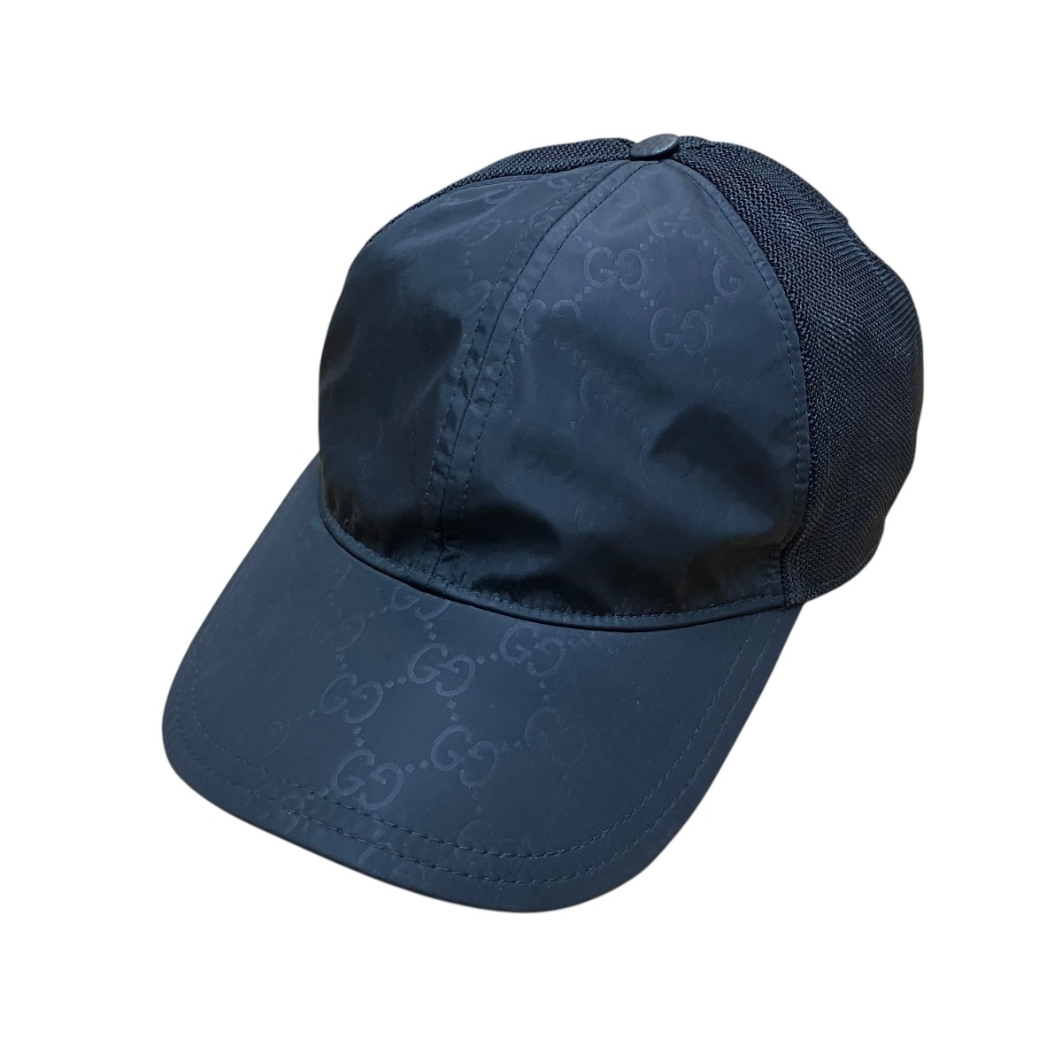 【中古】GUCCI メッシュ旗がしら 黒いこと 大いさ：L 【230526】（グッチ）