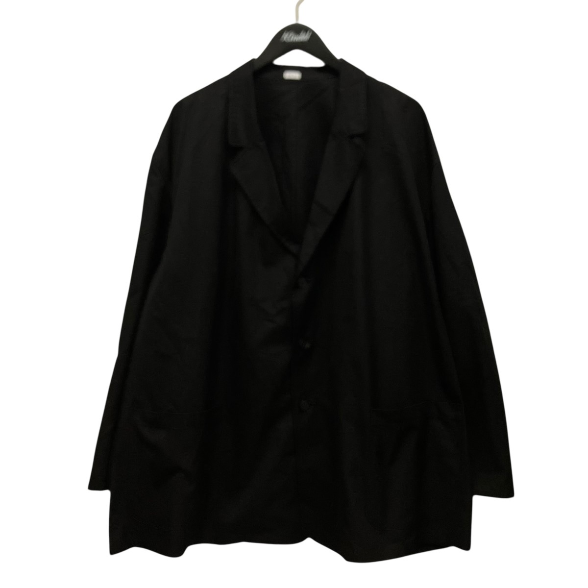【中古】THE DAY　25SSSUPERIOR GABARDINE TAILORED JACKET コットンテーラードジャケット D25SS-05001 ブラック サイズ：2 【230526】（ザ デイ）｜ブランド古着のカインドオル