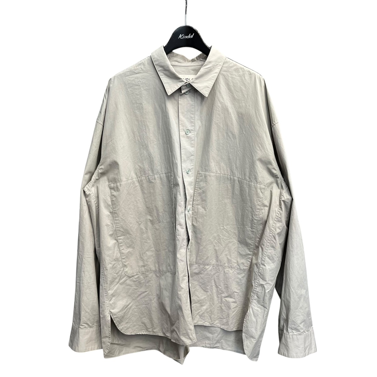 【中古】\u003cBR\u003ePOLYPLOID\u003cBR\u003eSHIRT JACKET C 長袖プルオーバー 02-C-06 象牙色 大きさ：3\u003cBR\u003e【必要経費思いかえす】