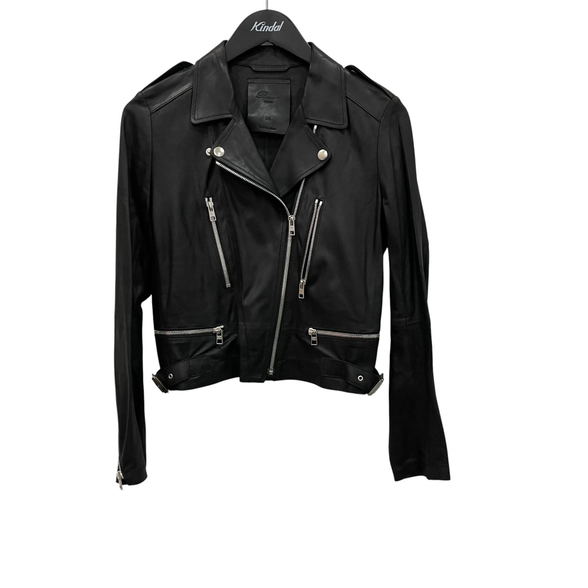 【中古】Rawtus ライダースジャケット 黒いこと 大きさ：36 【240526】（）