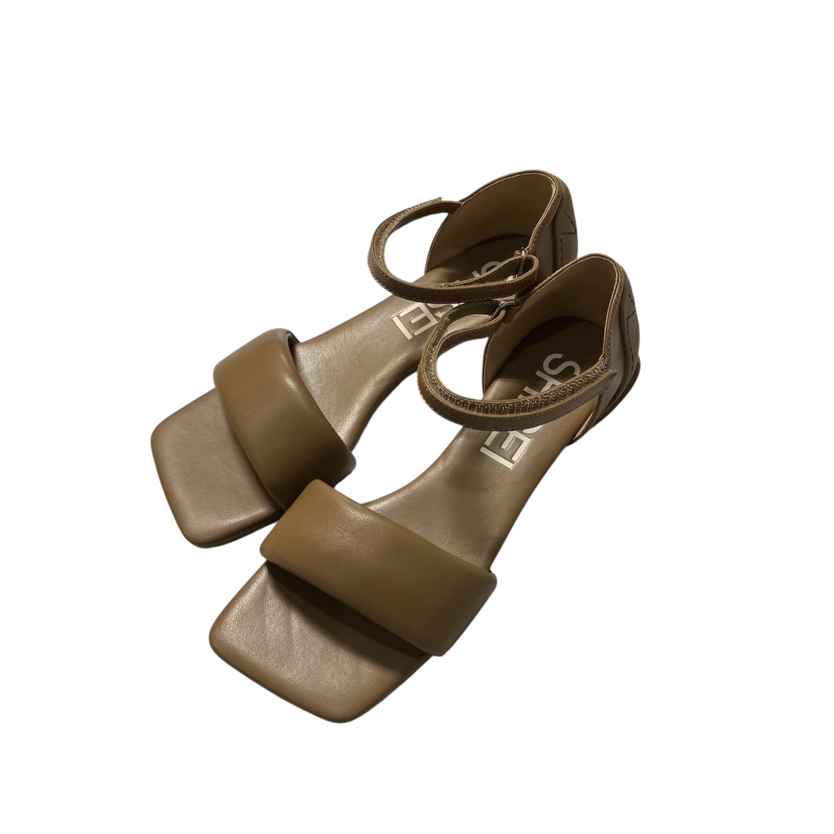 【中古】SHISEI MM PADDED SANDALS 赤銅色 大きさ：35 1/2 【240526】（）