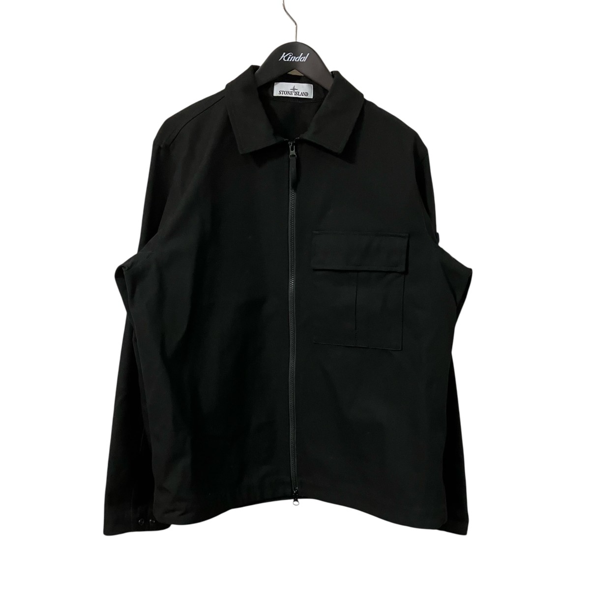 【中古】STONE ISLAND ジップアップジャケット K2S151200010S0164 黒いこと 大きさ：M 【240526】（ストーンアイランド）