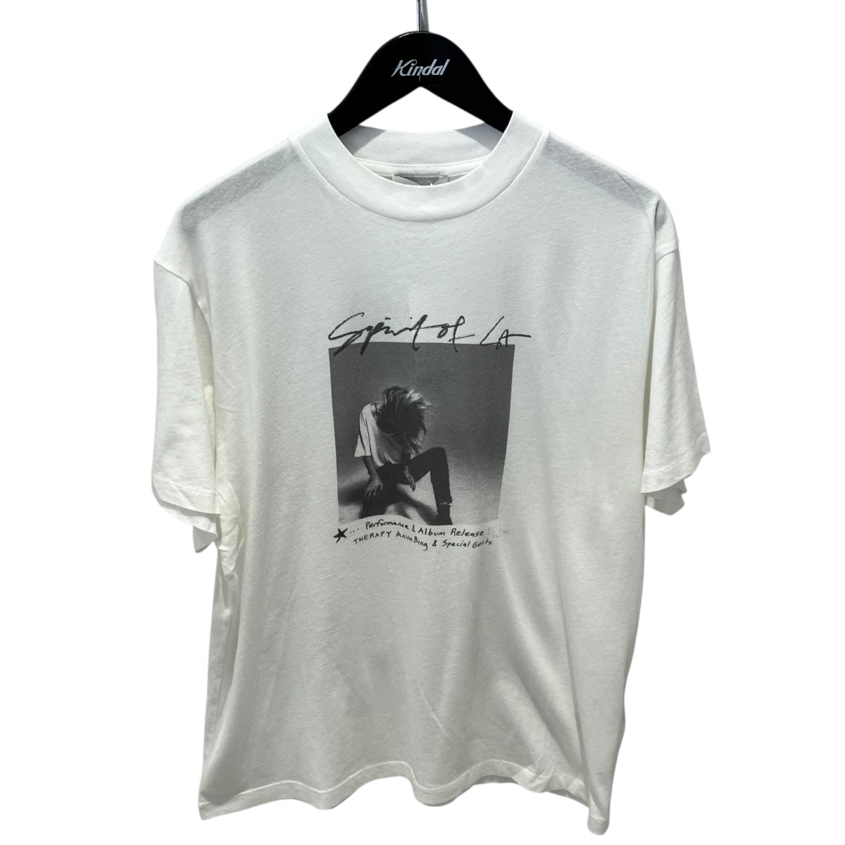 【中古】ANINE BING 25AW ASHTON TEE SPIRIT ティーシャツ 25070923005530 白いこと 大きさ：Free 【240526】（アニンビン）