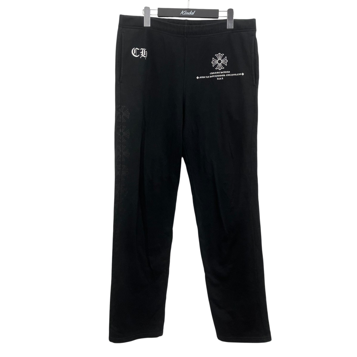 【中古】CHROME HEARTS スウェットパンツ 黒いこと 大きさ：L 【240526】（クロムハーツ）