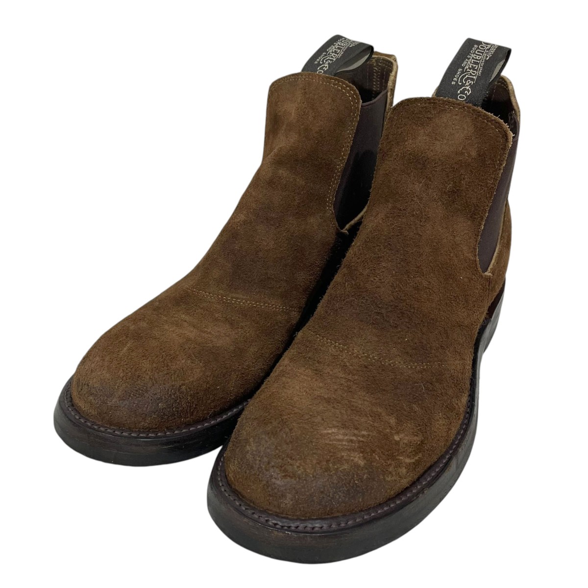 【中古】RRL サイドゴアスウェードブーツ Roughout Suede Congress Boot ラフアウト スエードクロス 米国連邦議会 ブーツ 823708437001 赤銅色 大きさ：9D 【240526】（ダブルアールエル）