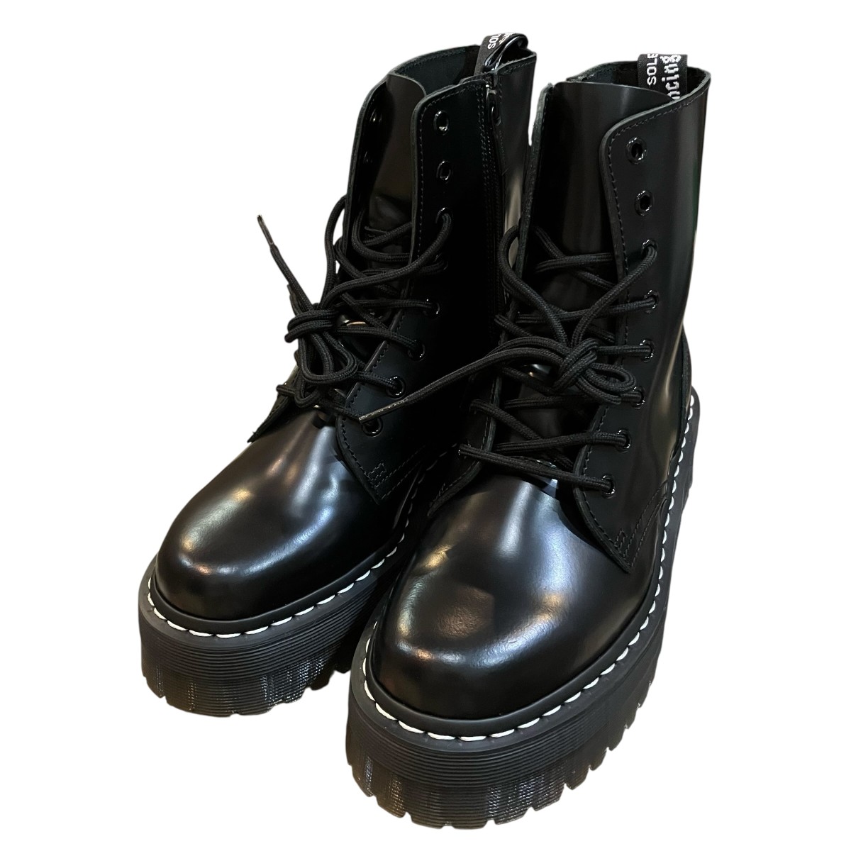 【中古】Dr．Martens 8ホールサイドゴアブーツ AW006 GT02A 黒いこと 大いさ：41(26コマーシャル) 【250526】（お医者さんマーチン）