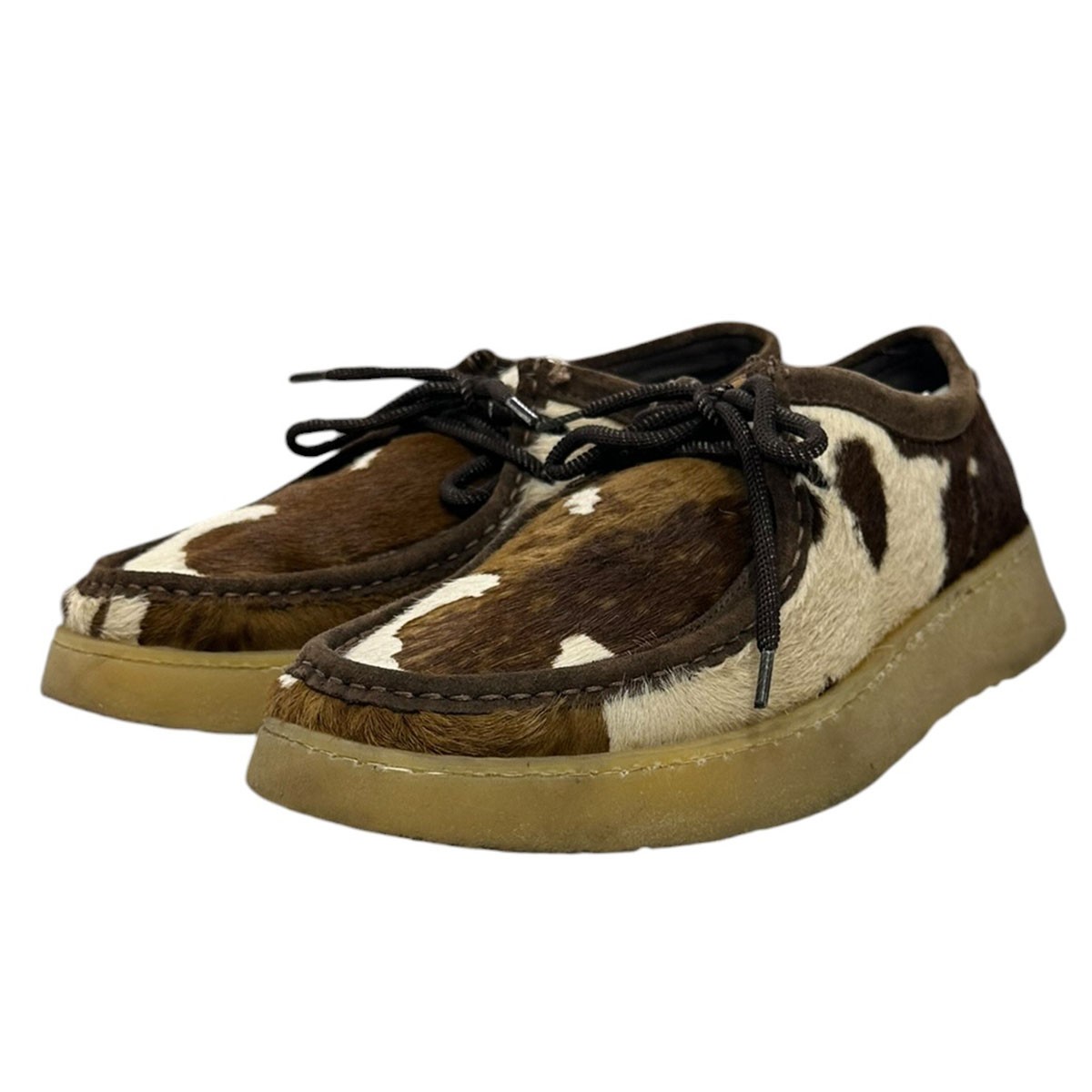 【中古】ZARA×CLARKS ワラビー 赤銅色系 大きさ：41 【240526】（ザラ×クラークス）