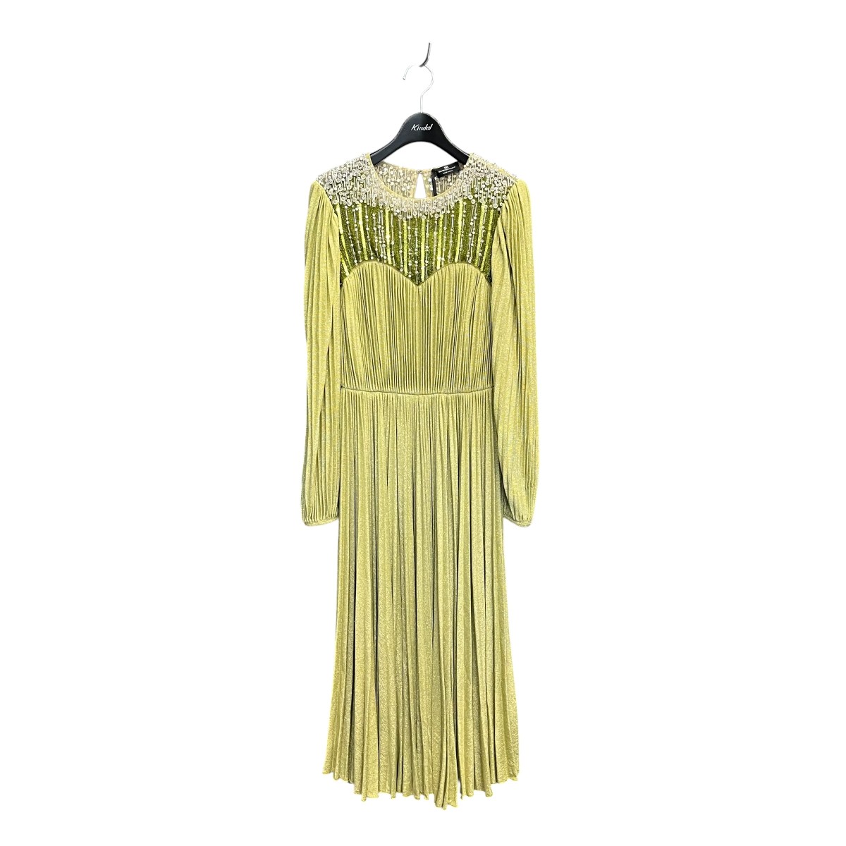 【中古】ELISABETTA FRANCHI 御召しもの AB98206E1 黄緑 大いさ：40 【240526】（エリザベッタフランキ）