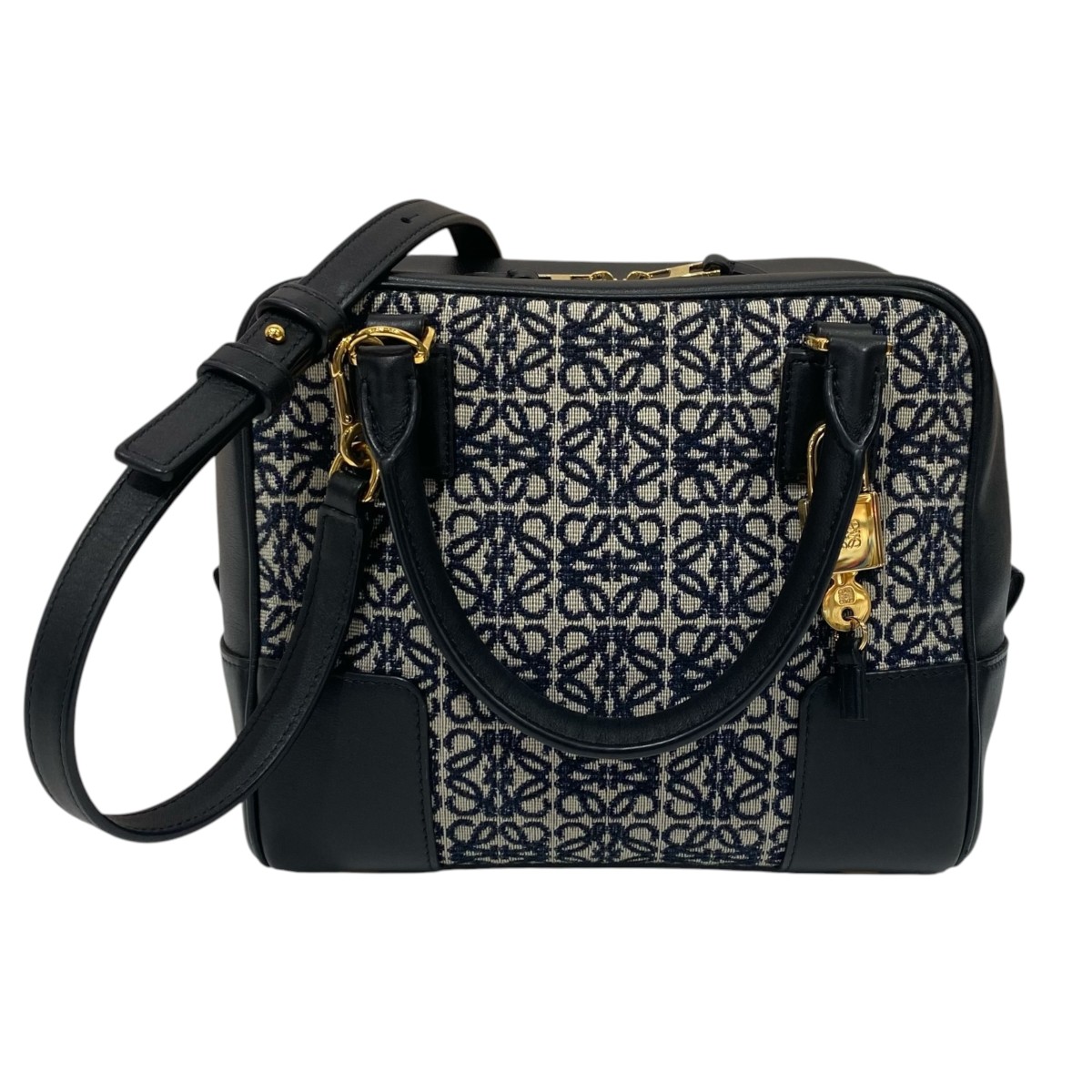 【中古】LOEWE リピートアナグラムアマソナ19 米国海軍 【240526】（ロエベ）
