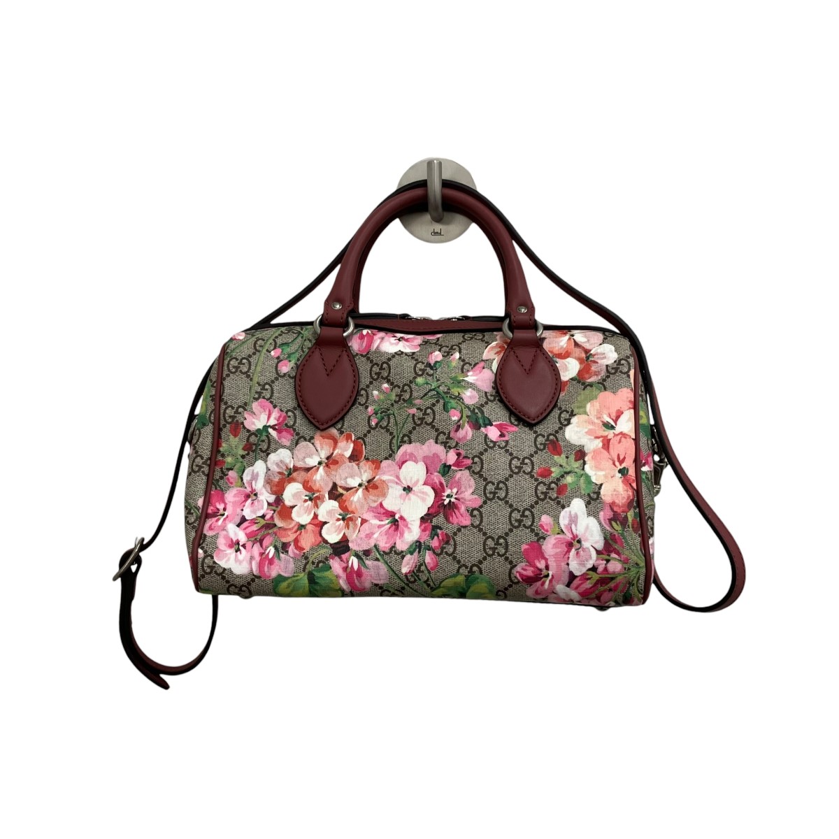 【中古】GUCCI GGブルームスミニボストンバッグ 409529 ベージュ 【240526】（グッチ）
