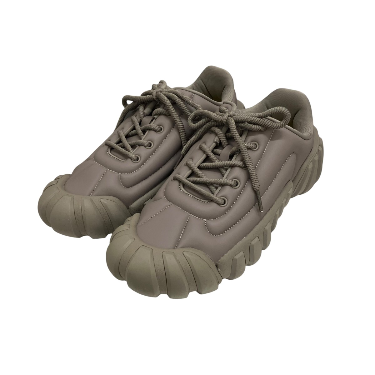 【中古】Onitsuka Tiger 【DENTIGRE PUFF】 ローカットスニーカー 1183C147 薄墨色 大いさ：28糎 【240526】（オニツカタイガー）