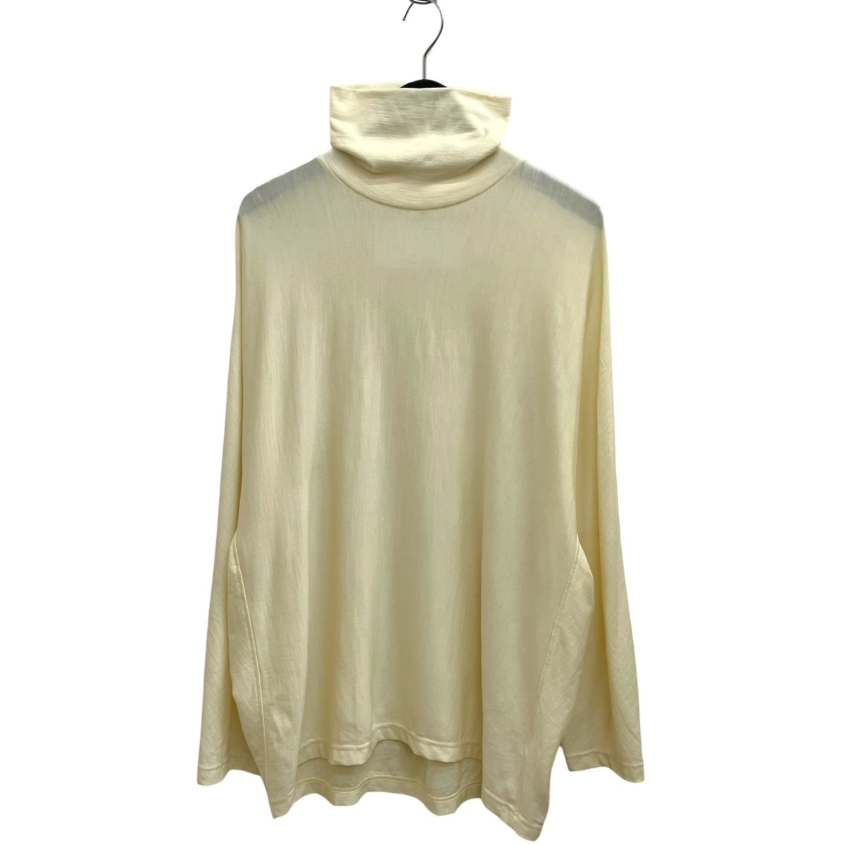 【中古】NONNOTTE Draping H N Pullover タートルネック編み物 N-25A-087 黄色 大きさ：5 【250526】（ノ航空マイル）