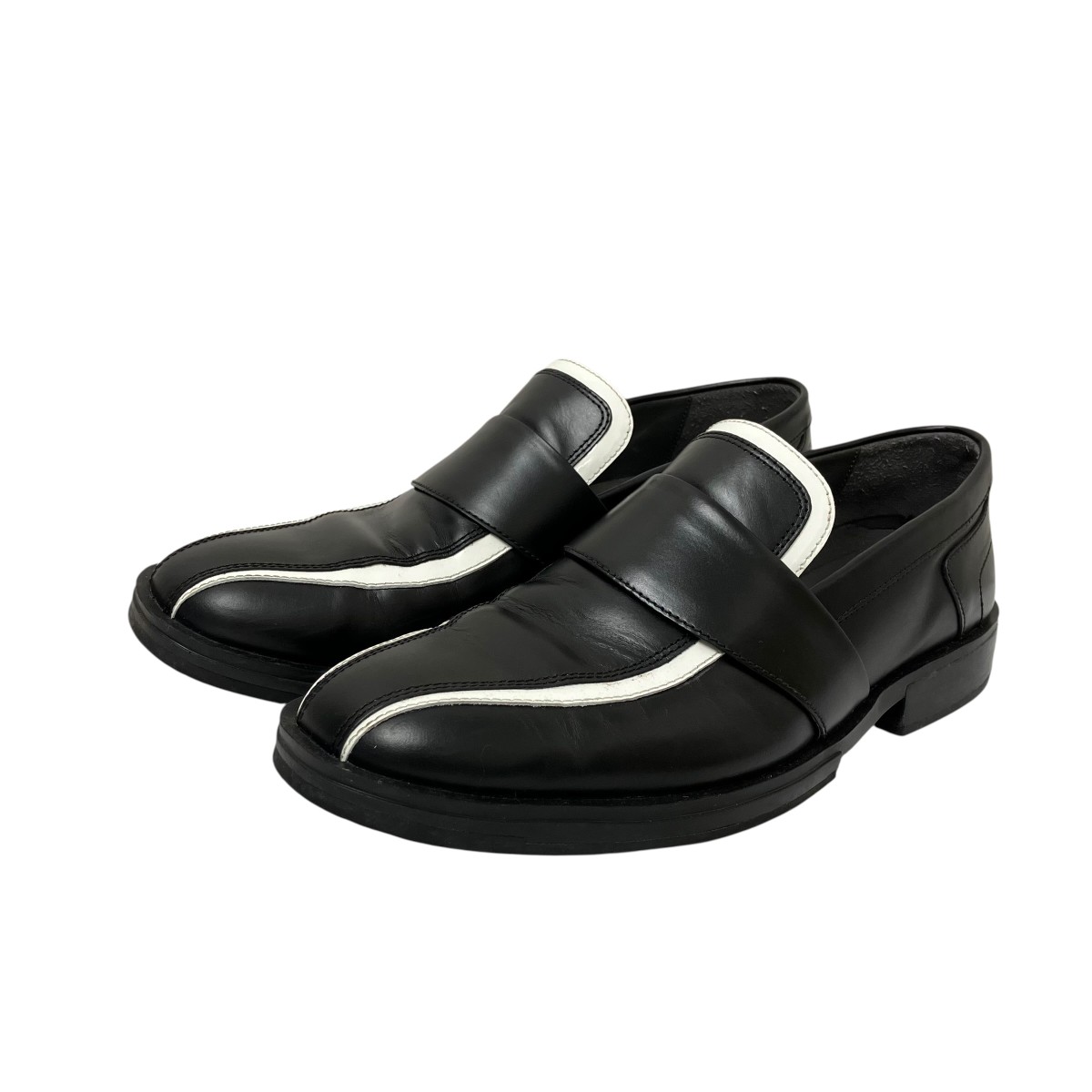 【中古】CAMPER×Kiko Kostadinov 置き目毛皮 K100529-001 黒いこと 大いさ：43 【250526】（カンペール×キココスタディノフ）
