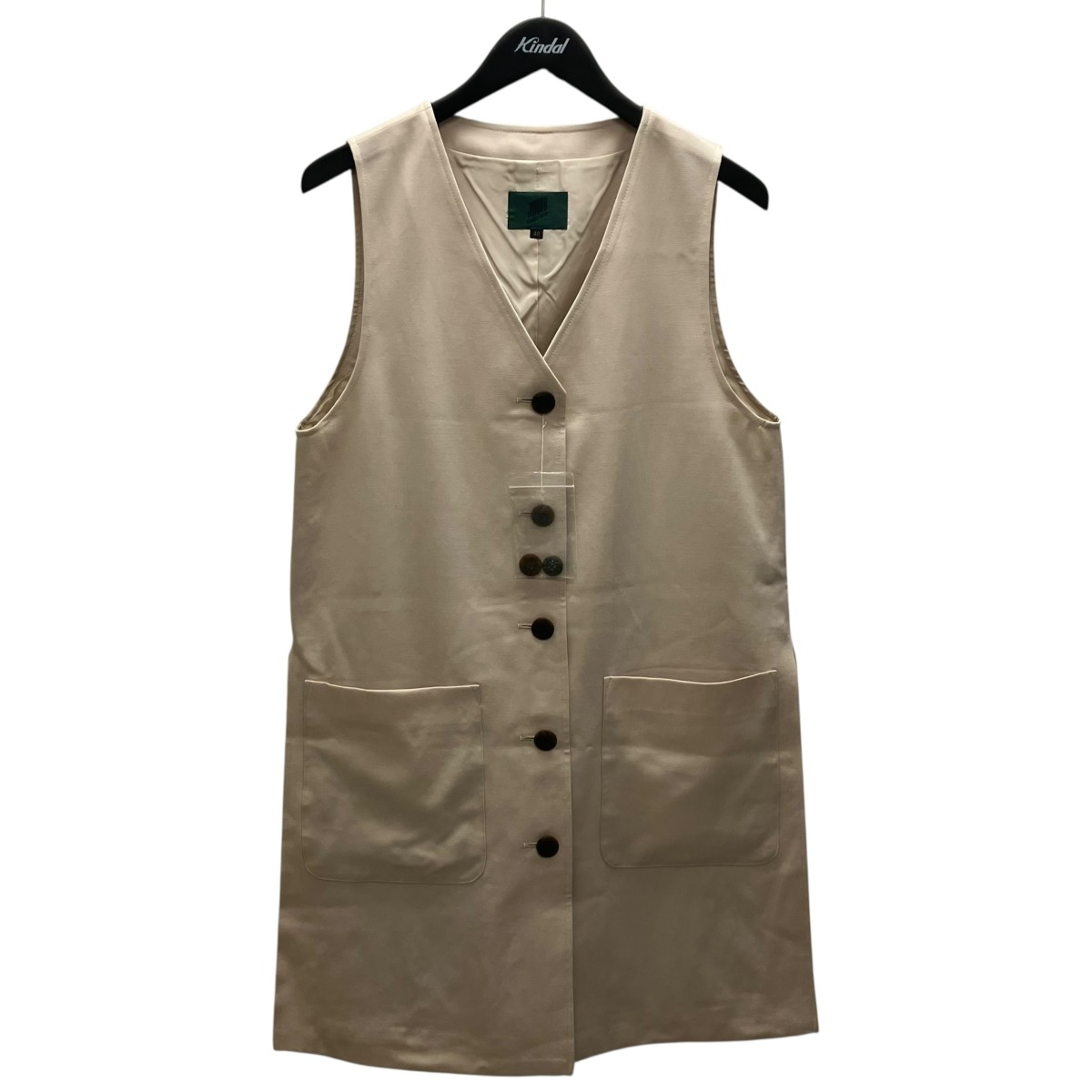 【中古】Jean Paul GAULTIER ノースリーブ衣裳 ベージュ 大いさ：40 【250526】（ジャンポールゴルチェ）