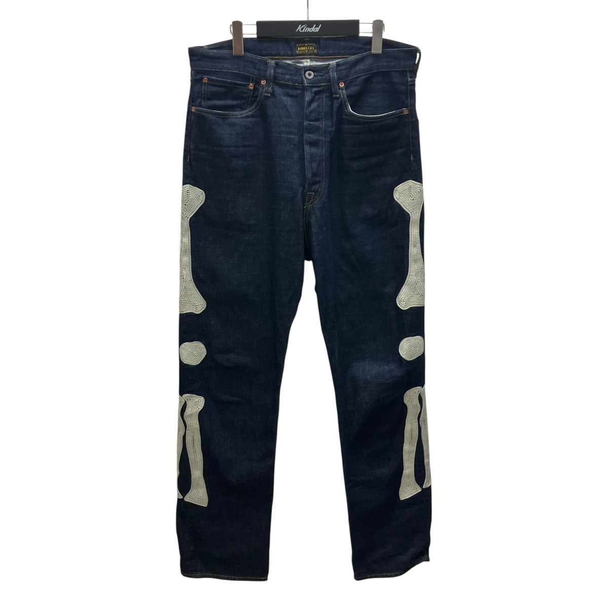 【中古】KAPITAL 25AW ジーンズズボン下 インディゴ 大きさ：34 【250526】（かしら文字）