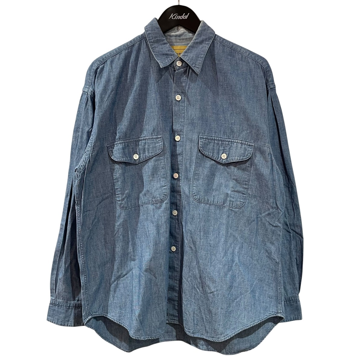 【中古】SEVEN BY SEVEN 長袖プルオーバー 800-1150030 青色 大きさ：S 【250526】（セブンバイセブン）