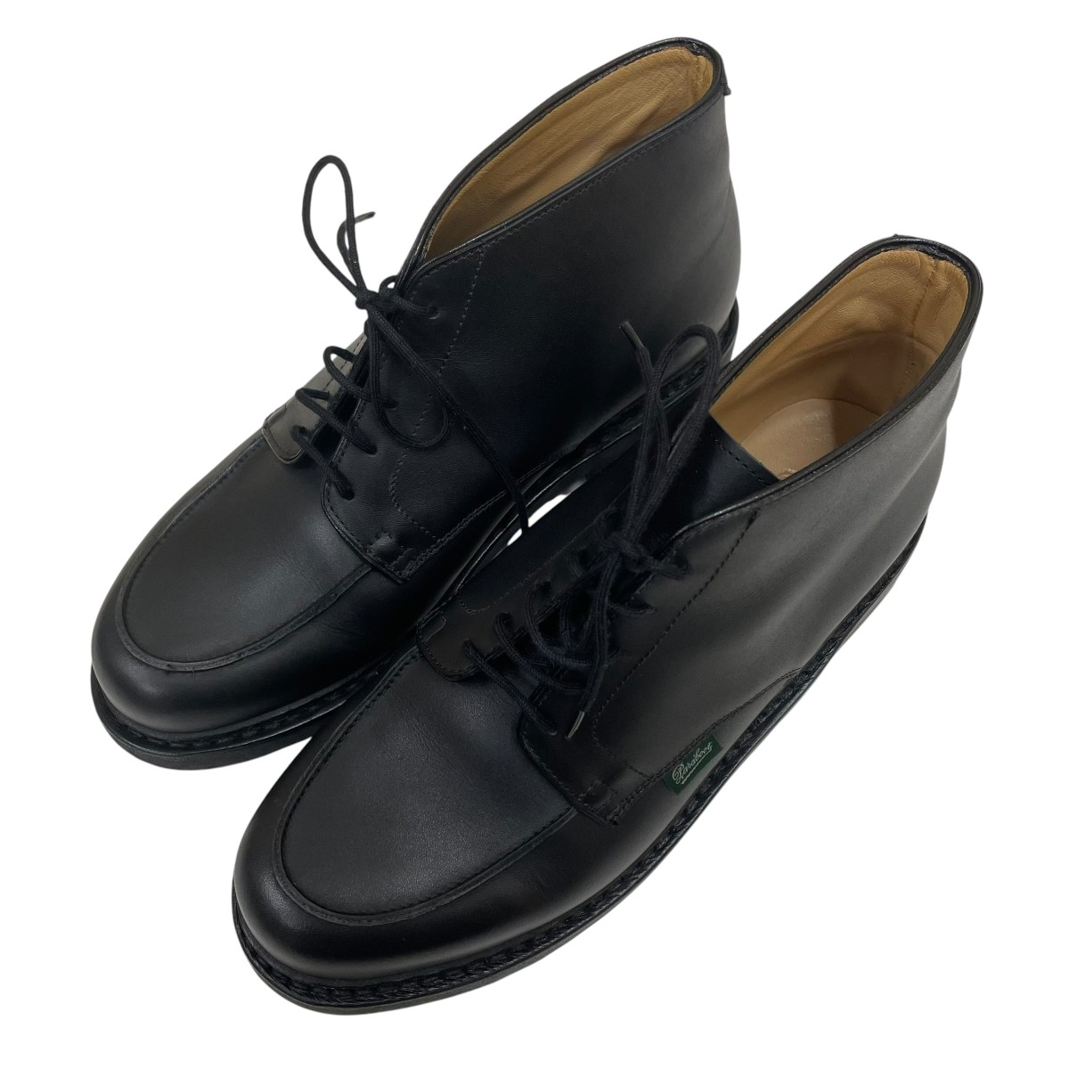 【中古】PARABOOT×UNITED ARROWS CHAMBORD MID 遊撃手ブーツ 219912 黒いこと 大いさ：8 【250526】（パラブーツ×ユナイテッドアローズ）