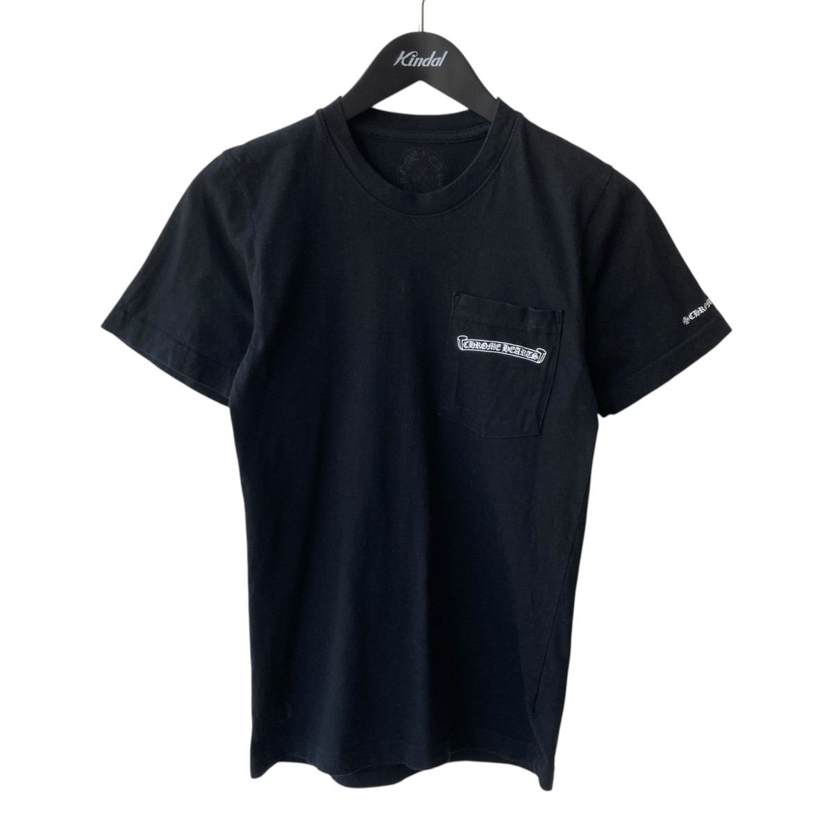 【中古】CHROME HEARTS Scroll Tee プルオーバー 2212-304-0030 黒いこと 大きさ：XS 【260526】（クロムハーツ）