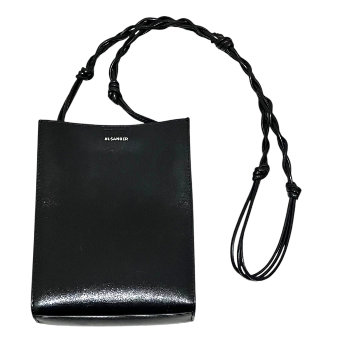 【中古】JIL SANDER 【タングル】 ショルダーバッグ 黒いこと 【260526】（ジルサンダー）