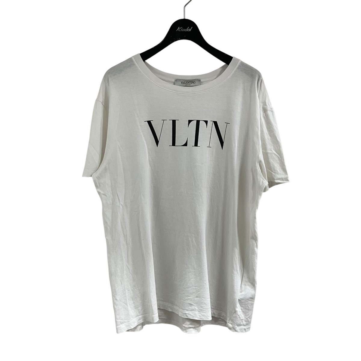 【中古】VALENTINO ロゴタイプ半袖ティーシャツ 白いこと 大いさ：S 【260526】（ヴァレンチノ）